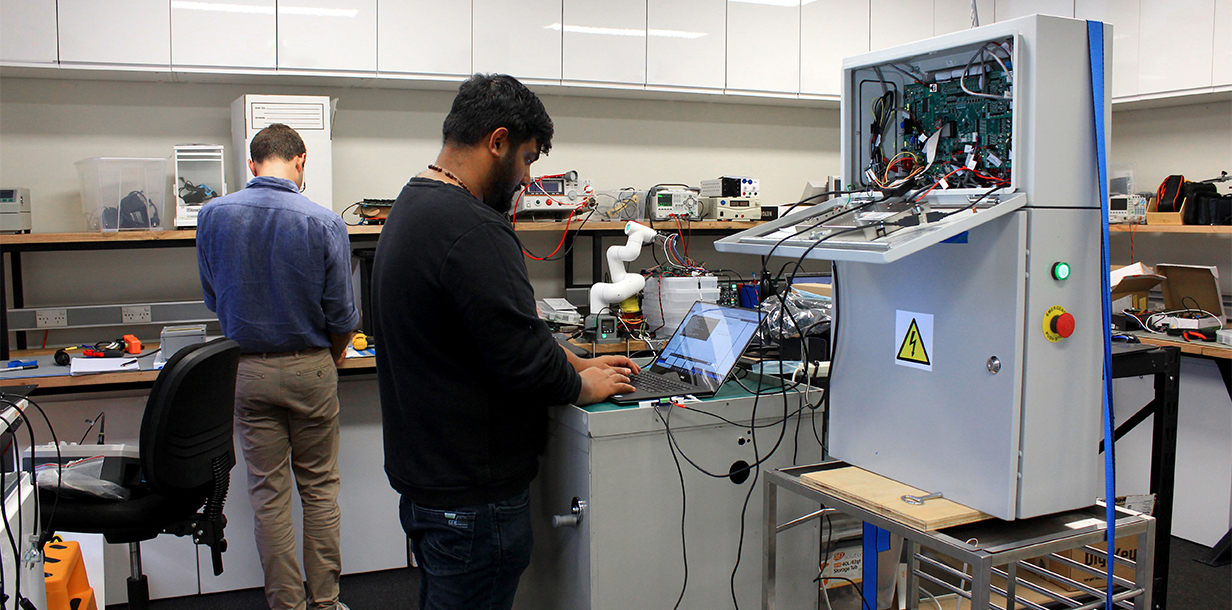 electronic engineers in our lab